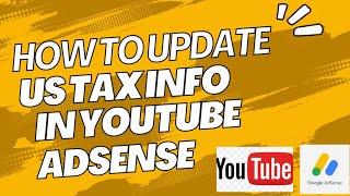 How to update your Tax info on YouTube | Non-US citizen | Philippines | Step by step Tutorial