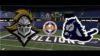 AAFA 2025 Season Week 10 Monday Night Matchup - Hartford Knights (3-5) @ Baltimore Stallions (5-3)