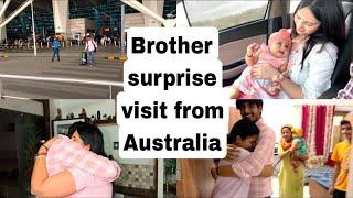 My first vlog || Brother surprise visit from Australia to india  #myfirstvlog #youtube