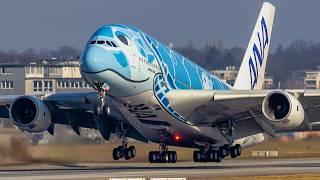 70 minutes of Airbus A380 ONLY !   ALL AIRLINES / Landing, and Take off around the World