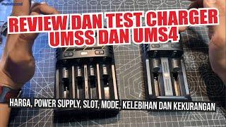 Review Dan Test Charger Nitecore UMS2 Dan UMS4