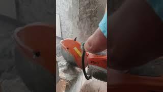 Бензорез Stihl TS 800, устройство дверного проема.