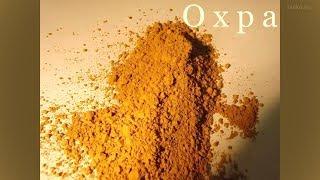 Охра. Как сделать масляную краску. Ochre. How to make oil paint.