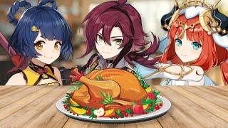 Which Genshin Character Would I Invite to THANKSGIVING DINNER?! 