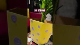 DIY at home, recycle decor 🪴, sasta jugaad ️ #diy #shortvideo #shortsfeed #youtube 