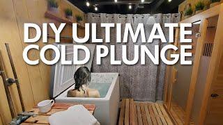 DIY Ultimate Cold Plunge | How To Build Your Own Ice Bath Cold Therapy |  Cheap Freezer Hacks & Tips