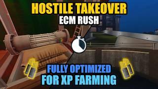 Hostile Takeover ECM rush: 1.6M XP in 65s || Fully optimized high-level rushing