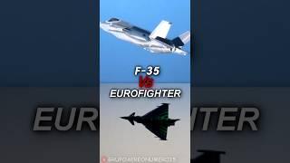 F-35 Lightning II Vs Eurofighter Typhoon #shorts #BattleStats