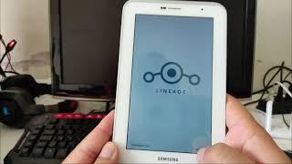 Galaxy Tab 2 Atualizando para ANDROID 7.1 Lineage 14.1 Ótimas DICAS NOVO