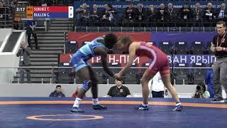 1/2 WW - 57 kg: T. SUKHEE (MGL) v. G. BULLEN (NOR)