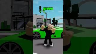 Brookhaven, but I can't touch Green.. #roblox #shorts