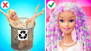 NEW 123 GO! Recovery Of A Sad And Ugly Barbie! Doll Hacks And Makeovers You Will Love!