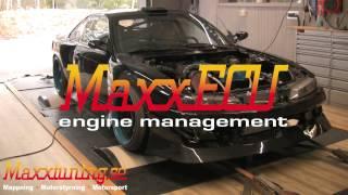 Mappning MaxxECU - 930WHP Nissan 200sx 2JZ - Maxxtuning AB