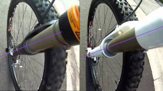 Fox Talas Vs Rock Shox Reba Fork 29er StiffnessTest