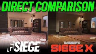 Direct Comparison Siege X Graphics Upgrade - 6News - Rainbow Six Siege #PCGamePassPartner