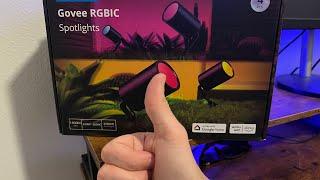 Govee RGBIC Spotlights (Review and Install)