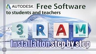 Download Autocad, Revit, 3DSMax  for free (full version for students and teachers)