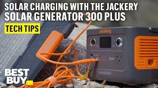 Solar Charging with the Jackery Solar Generator 300 Plus – Tech Tips from Best Buy