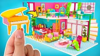 Adding BRIGHT House With Piano Room  To Our Tiny Doll House Collection