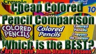 Comparing Cheap Colored Pencils to Prisma Brand