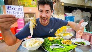 24 Hours of CAMBODIAN STREET FOOD in Phnom Penh!! KHMER Noodles + BEST Breakfast in Cambodia!