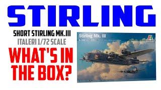 STIRLING Italeri Short Stirling Mk.III 1/72 scale WHAT'S IN THE BOX? 1080p HD