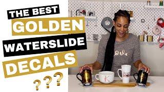 The Best Golden Water Slide Decals | How To Apply Waterslides Easy!