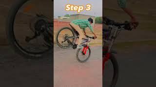 HOW TO DO 180 STOPPIE IN 4EASY STEP #cycle #cycling #cyclestunt #viral #viralshort #shorts #bmx