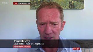 Paul Slowey (Blue Badge Fraud Investigation) Discuss Blue Badge Theft On BBC Breakfast [09.06.2024]