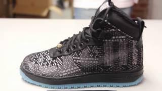 Nike Air Force 1 Sneakerboot "BHM" Unboxing Video at Exclucity