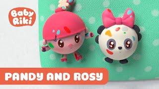 BabyRiki | Best episodes with Pandy and Rosy together | Cartoons for Kids | 0+