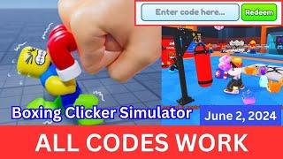 *All CODES WORK* Boxing Clicker Simulator ROBLOX, June 2, 2024