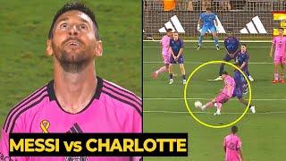 MESSI did new celebration after scored goal against Charlotte in today game | Football News