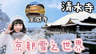 京都清水寺・金閣寺雪之世界超美2023｜我以為來到了北海道｜Arabica咖啡%｜日本旅行觀光4KVLOG｜京都自由行必去景點美食#11