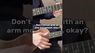 How To Play Ukulele - Strum:  Index Finger