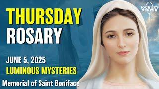 Thursday Rosary ️ Luminous Mysteries of the Rosary ️ June 5, 2025 VIRTUAL ROSARY
