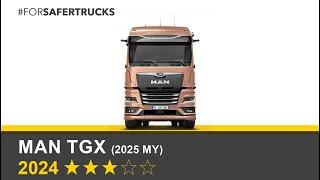 Euro NCAP Safety Tests of MAN TGX (2025 MY) 2024