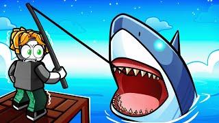 I Spent 1 Week to Hunt the Megalodon in Roblox Fisch!