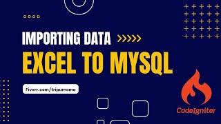 Application to Import Data from Excel to MySQL database using PHP Codeigniter 3