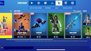 Fortnite NEW Item Shop 01/08/20 NEW FEMALE GALAXY SCOUT SKIN