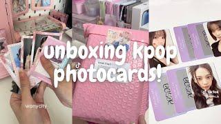  unboxing kpop photocard mails! [asmr] (tiktok compilation) | minsbymon