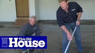 How to Epoxy Coat a Garage Floor | This Old House