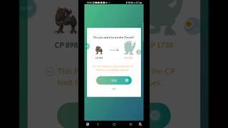 Evolving Tyrunt Into Tyrantrum - Pokémon Go - Tuesday, April 4, 2023