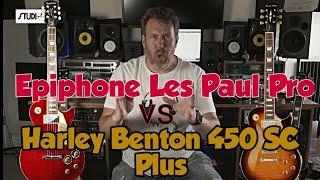 Epiphone Les Paul Standard Pro vs Harley Benton SC-450 Plus