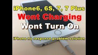 iPhone 6, 6s, 7, 7 plus not charge wont turn on