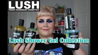 My Lush Shower Gel Collection including Lush Community Faves & Lush Kitchen Exclusives