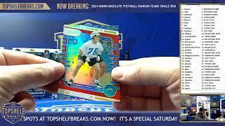 2024 Panini Absolute Football Single Box Random Teams Break | Top Shelf Breaks | 1/11/25