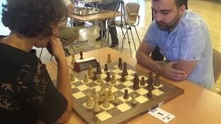 WGM Dana Reizniece-Ozola - GM Igor Kovalenko, English opening, Rapid chess