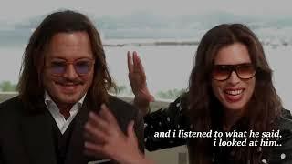 Johnny Depp and Maïwenn talking about how "Jeanne du Barry" spoke to them