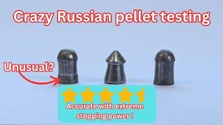 Russia's most extreme air rifle pellets? High power and surprisingly accurate..